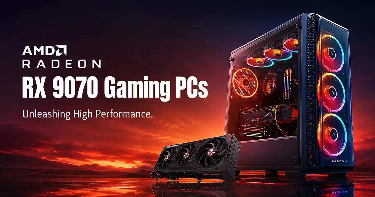 High-end gaming PC with RGB lighting