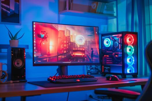 Budget gaming PC setup
